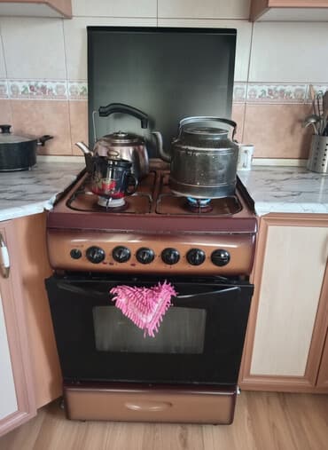 mətbəx qaz sobaları: Plitə Qazlı, Ayrıca dayanan, 4 gözlü — 2