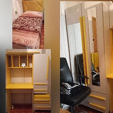 divarda kitab refi: Genc oda mebeli 250 azn tecili satilir prablemi yoxdu yazi masasi — 1