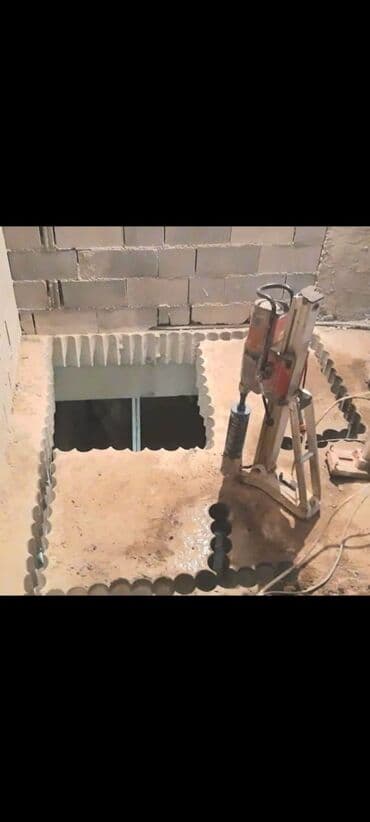 qumlama xidmeti: Beton kesme desme xidmeti beton kesen beton kesimi sesiz vibrasiyasiz — 2