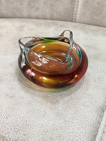 Часы для дома: Rəngli şüşə külqabı, vintaj - Material: qalın, yüksək keyfiyyətli — 3