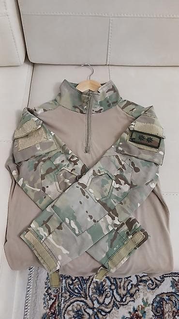 alt geyim: Taktiki hərbi stil köynək - Növ: Combat shirt (yarım-fermuarlı) - — 1