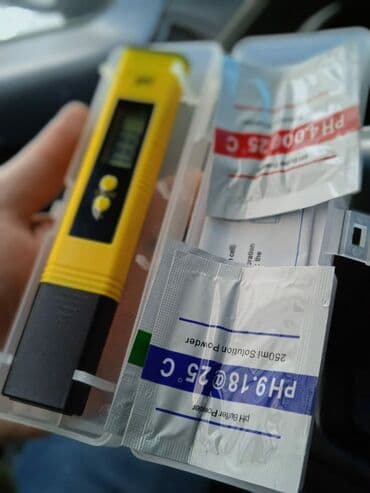 saygaclar: Ph metr Suyun Ph səviyyəsini ölçən cihaz Rəqəmsal PH sayğacı — 1