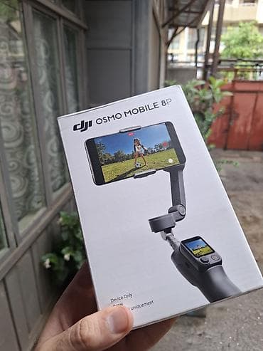 Dji Osmo mobile 8p kamera modulsuz versiyadır Yeni bağlı qutu