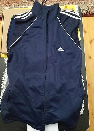 Жилет, Adidas, XL, цвет - Синий