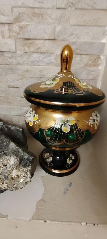 nabor: Bohemia Cristalli bəzək dəsti - Material: Bohemiya şüşəsi/porşelan — 4