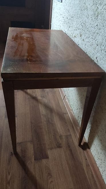 stol metbex: İşlənmiş, Açılmayan, Taxta, Dördbucaq masa — 3