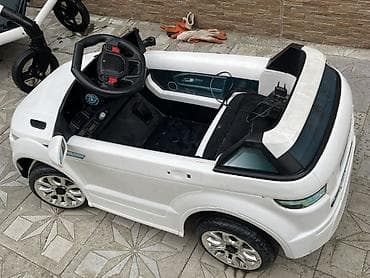 Uşaq elektrik maşını – ağ rəng, SUV dizaynı Xüsusiyyətlər: - — 3
