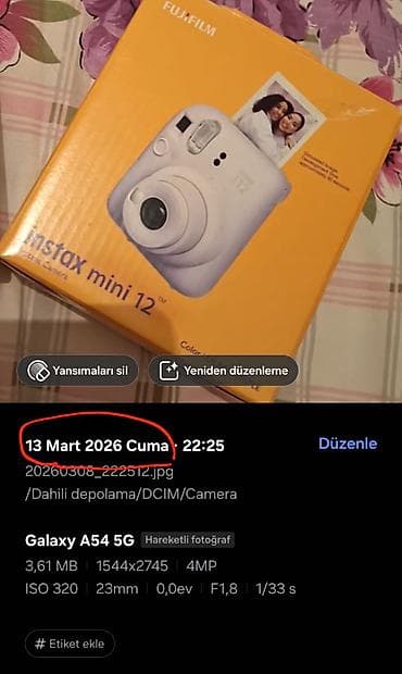 ariston 50 litri: Fujifilm Instax mini 12 – lila rəngli instant kamera 1 həftə olar ki — 8