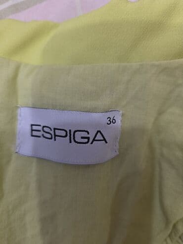 желтые женские костюмы: ESPIGA qadın kostyumu – 2 hissəli dəst - Rəng: açıq limon/yaşıl - — 4