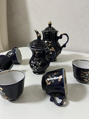 Qəhvə dəsti, Farfor, 6 nəfərlik