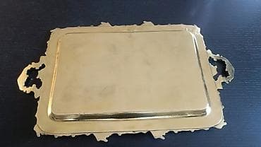 samdam: Qızılı rəngli dekorativ bürünc,bronza sinilər – klassik barokko — 6