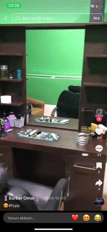 лампа для маникюра бишкек: Berber kreslosu-250- berber skafi-100-Bərbər iş yeri – tam təchizatlı — 1