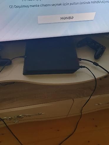 plata təmiri: PlayStation 4 Slim komplekti - Konsol: PS4 Slim (qara), HDMI çıxışı — 2