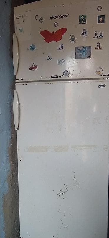 İşlənmiş 2 qapılı Arcelik Soyuducu Satılır, rəng - Ağ