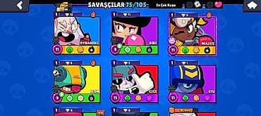 Brawl stars hesapı satılır çox təcili ucuz qiymətə 27448 kupa 75 — 5
