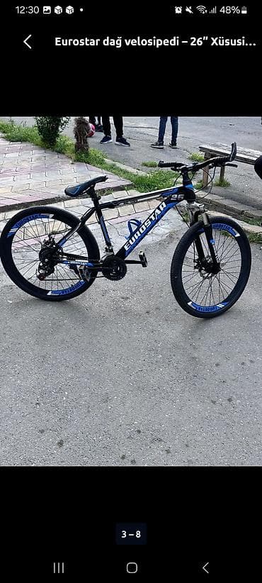velosiped üçün: Eurostar dağ velosipedi – 26" - Ölçü: 26" təkərlər - Çərçivə: yüngül — 3