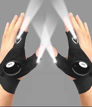 ультрафиолетовая лампа: LED işıqlı əlcək Qaranlıqda işləmək artıq çox rahat! Maşın təmiri — 2