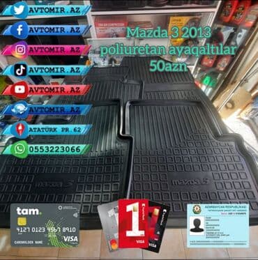 gəncə traktorlarının qiyməti: Mazda 3 2013 poliuretan ayaqaltılar 50azn *avtomir.Az* / atatürk — 1