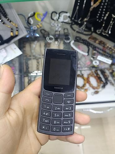 stasionar ev telefonu: Nokia 105 4G, rəng - Boz, Düyməli — 1