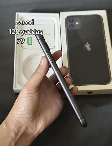 soyuducu ucuz: IPhone 11, 128 GB, Qara — 1