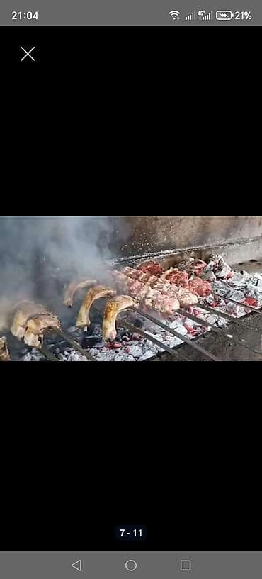 fincan uzərində cap: Kababçı – İşimiz Kabab Peşəkar manqal və kabab xidmətləri: - Açıq — 8