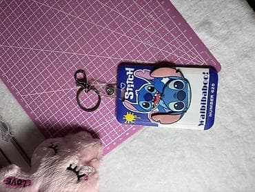 Digər aksesuarlar: Holder stitchli Stitch temalı kartlıq/nişanlıq - Dizayn: Cizgi — 1