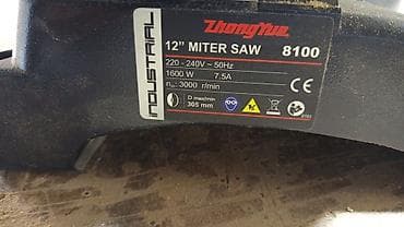 Divar kağızları, oboy: ZhongYue 12" Miter Saw 8100 – peşəkar künc və çərçivə kəsimləri üçün — 4