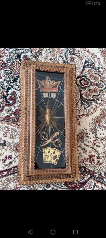 Гантели: Taxta nərd dəsti – əl işidir - Material: tam ağac (taxta), oyma və — 1