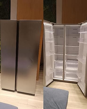 samsung 104 ekran: 2 qapılı Samsung Soyuducu Satılır, rəng - Gümüşü — 1