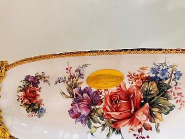 servis desti: Məhsul: Dekorativ porselen servis boşqabları (2 ədəd dəst) - — 4