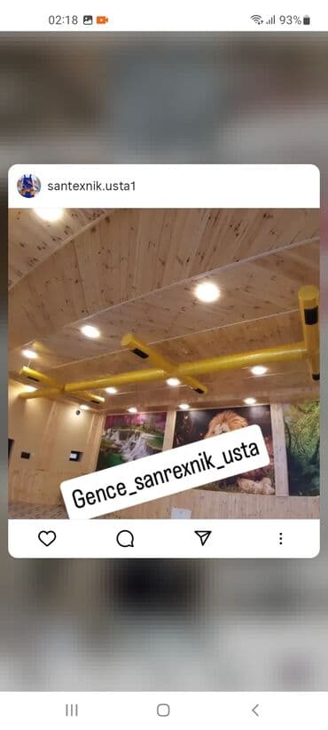 Fasad, naxış ustaları: Santexnik ustası tələb olunur, 6 ildən artıq təcrübə, 6/1, Aylıq ödəniş — 5