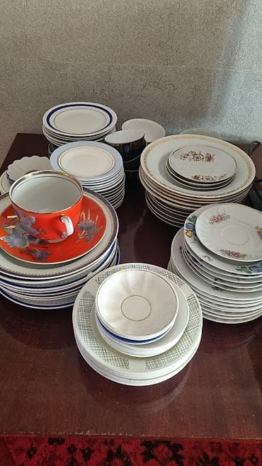 Обеденный набор, цвет - Белый, Фарфор