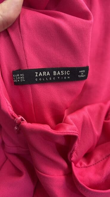 туника турецкая новая: Parlaq çəhrayı rəngdə, dizə qədər uzunluqda zərif ziyafət/libas. - — 5