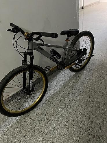 velosiped: Dağ/trek velosipedi - Yüngül alüminium gövdə, sərt üçbucaq quruluşu - — 1