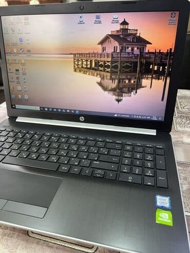 ноутбук баку: Model- HP Laptop 15-da 1xxx əla vəziyyətdə Ram:8 GB CPU: İntel Core — 1