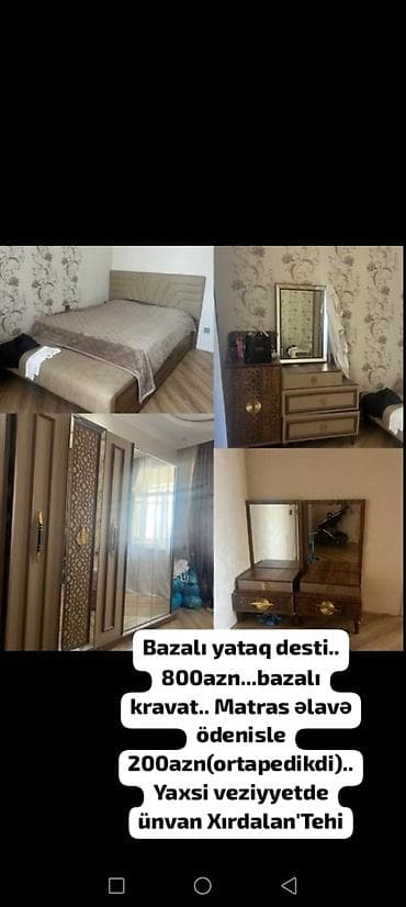 Bazalı yataq desti. 800azn. bazalı kravat. Matras əlavə ödenisle lalafo.az -da Bazalı yataq desti. 800azn. bazalı kravat. Matras əlavə ödenisle