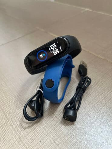 шнур зарядки: Б/у, Смарт браслеты, Xiaomi, Уведомления, цвет - Черный — 2