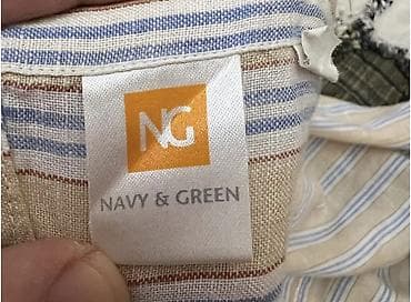 kətan köynək kişi: Köynək, M, rəng - Bej — 10