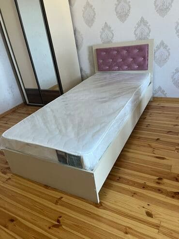 tek neferlik kravat: Təknəfərlik çarpayı, Bazasız, Matras ilə, Siyirməsiz — 4