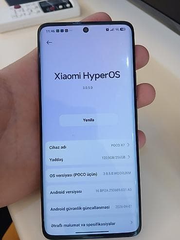 note 14 pro plus: Poco X7, 256 GB, rəng - Qara — 3