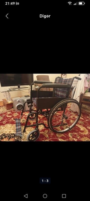 унитаз для инвалидов переносной: Əlil. Arabasi satili — 1