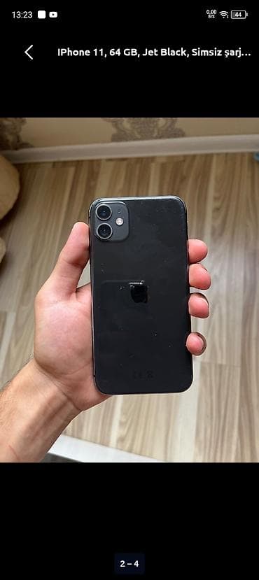 xiaomi note 12 s: IPhone 11, 64 GB, Jet Black, Simsiz şarj — 1