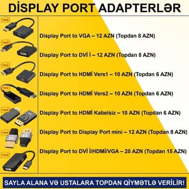 Mercedes-Benz: Display Port adapterlər SAYLA ALANA VƏ USTALARA TOPDAN QİYMƏTLƏ — 2