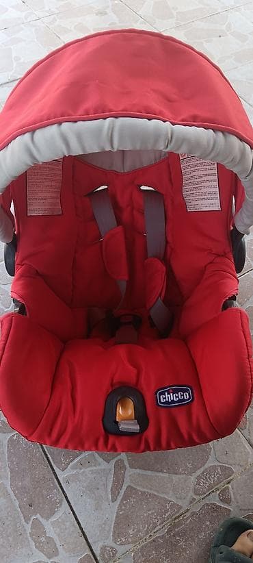 usag maneji: Chicco avtomobil beşik-kreslosu (infant car seat) - Rəng: qırmızı - — 3