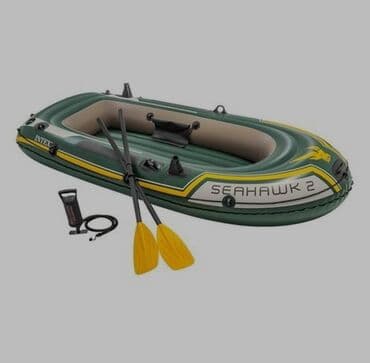 qayiq sekilleri: Qayiq Lotka Model intex Ölçü•2.95x1.37x43sm Matreali qalin Qutusunda — 2