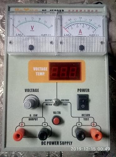 Qida bioku.PS1502AD 1 v dan 15 v qeder artirmaq olur. 0 ma den 2 A