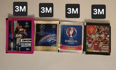 marka satışı: Kolleksiya üçün futbol stiker paketləri seti Markalar: Panini və — 2