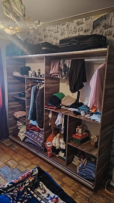 taxt dəmiri: 2 qapılı, Güzgülü, Qəhvəyi, Taxta, Kupe, Düz dolab — 4