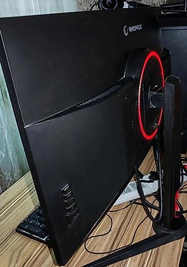 komputer notebook: Oyun monitoru Rampage RM-165S 27-inch 165Hz FHD Rəng: Qara-Qırmızı — 4