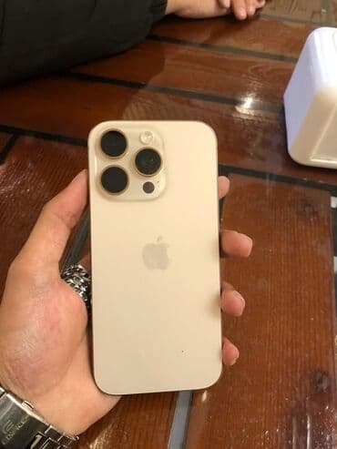 tab 8: IPhone 16 Pro, 256 GB, Qızılı, Zəmanət — 6